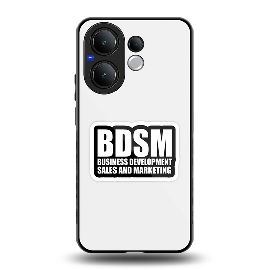BDSM back phone cover | glass case for vivo v60