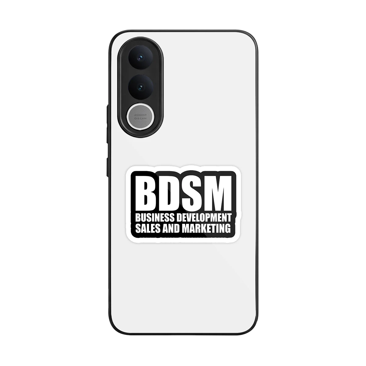BDSM back phone cover | glass case for vivo v70 fe