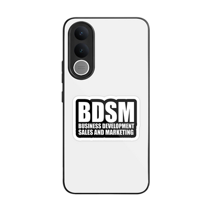 BDSM back phone cover | glass case for vivo v70 fe