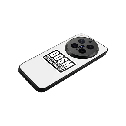 BDSM stylish phone case for vivo x300 pro | glossy glass and slim fit