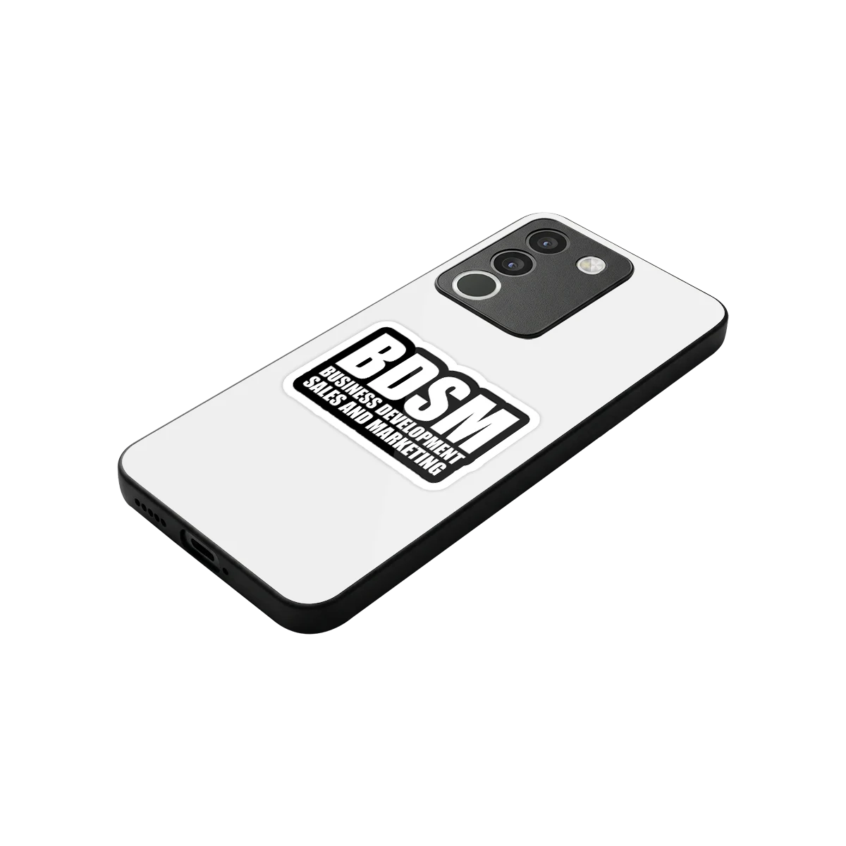 BDSM stylish phone case for vivo y200 5g | glossy glass and slim fit