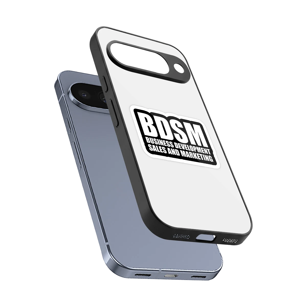 BDSM sleek google pixel 10 cover with tempered glass back and TPU edges
