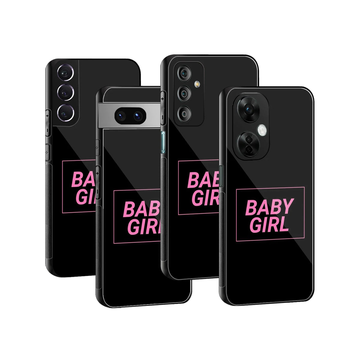 Stylish Glass Back Case for All Smartphones iPhone, Samsung, OnePlus, Pixel, Redmi, Oppo, Vivo, Motorola