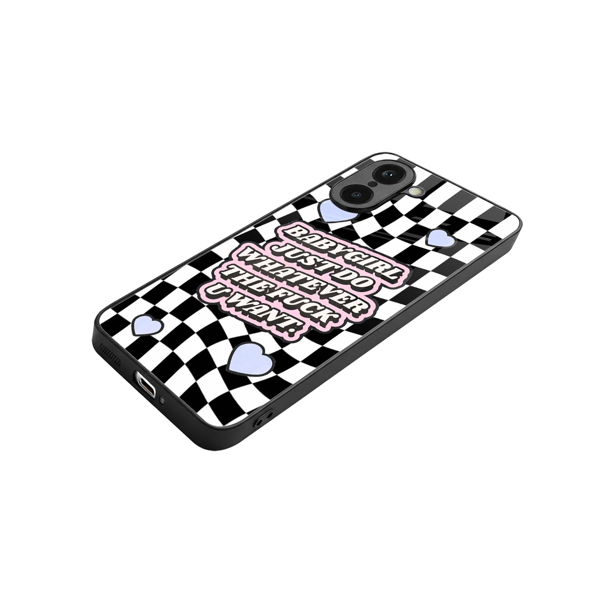 Babygirl stylish phone case for oneplus nord ce5 5g | glossy glass and slim fit