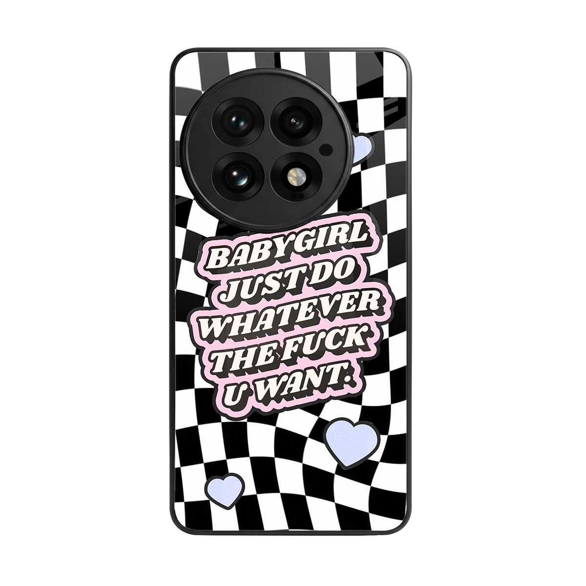 Babygirl back phone cover | glass case for oneplus 13