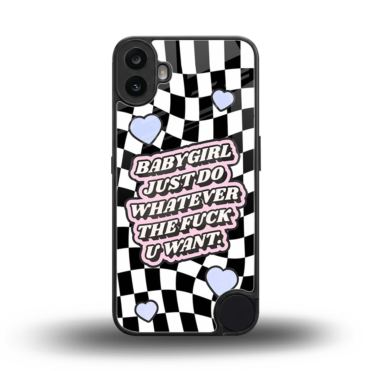 Babygirl back phone cover | glass case for cmf nothing phone 1