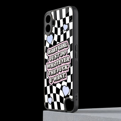 Babygirl cmf nothing phone 1 mobile cover | shockproof glass phone case