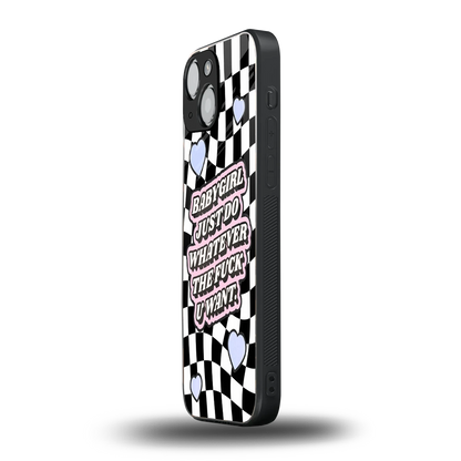 Babygirl iphone 13 mini mobile cover | shockproof glass phone case