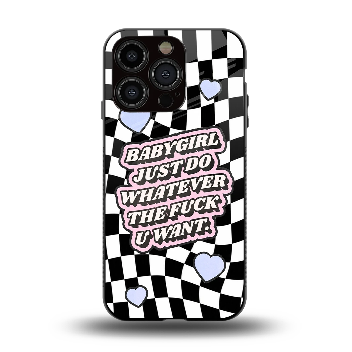 Babygirl back phone cover | glass case for iphone 13 pro