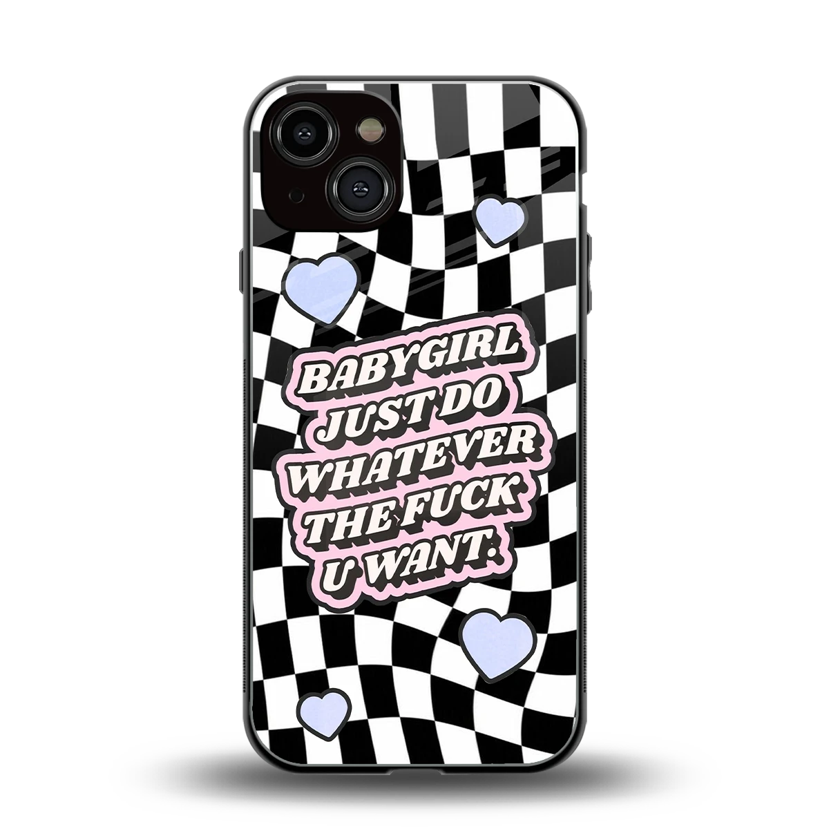 Babygirl back phone cover | glass case for iphone 14