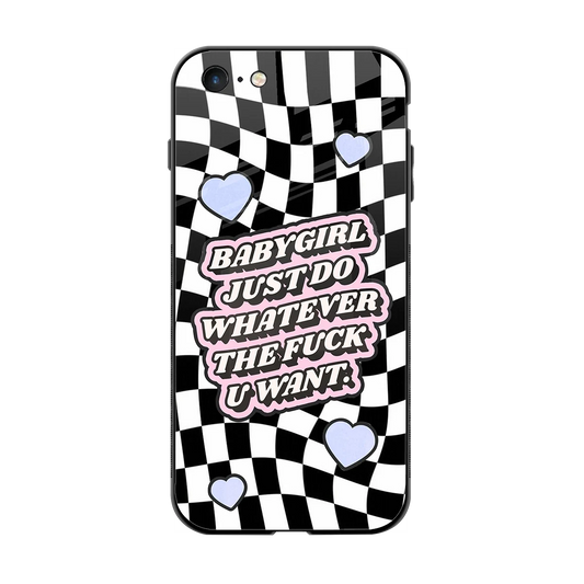 Babygirl back phone cover | glass case for iphone 6s plus