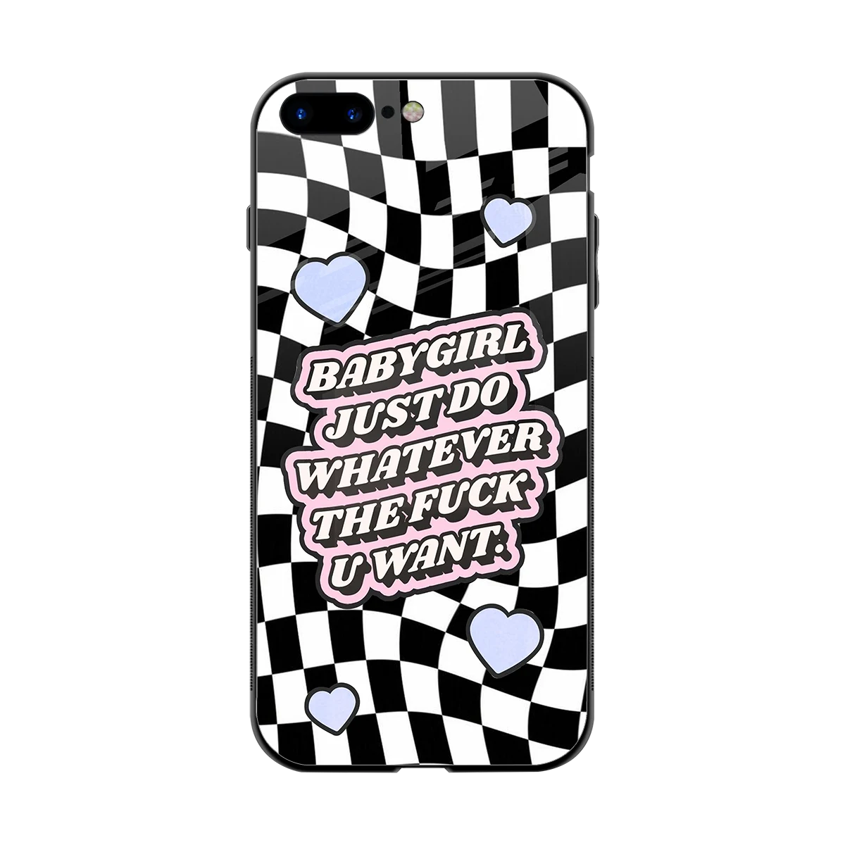 Babygirl back phone cover | glass case for iphone 8 plus