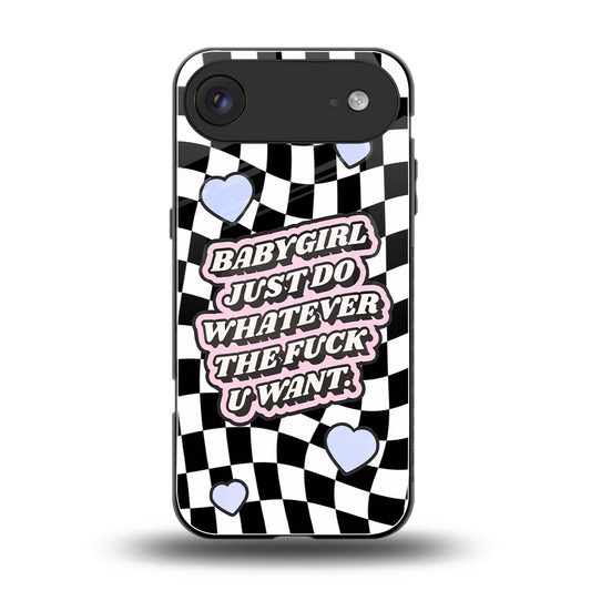Babygirl back phone cover | glass case for iphone air