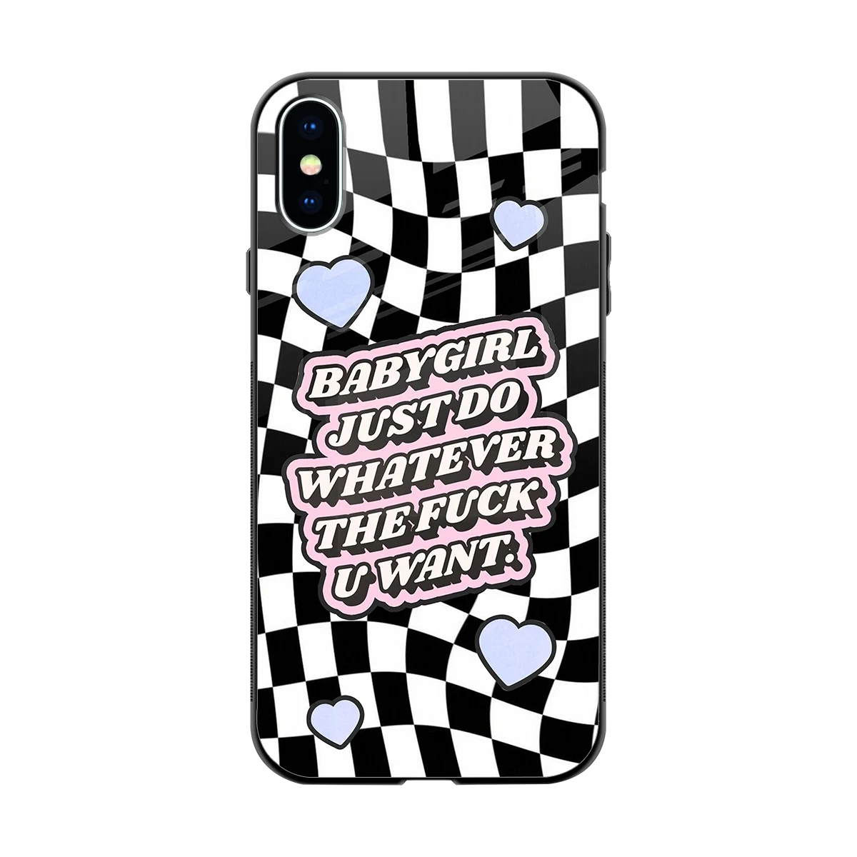 Babygirl back phone cover | glass case for iphone x