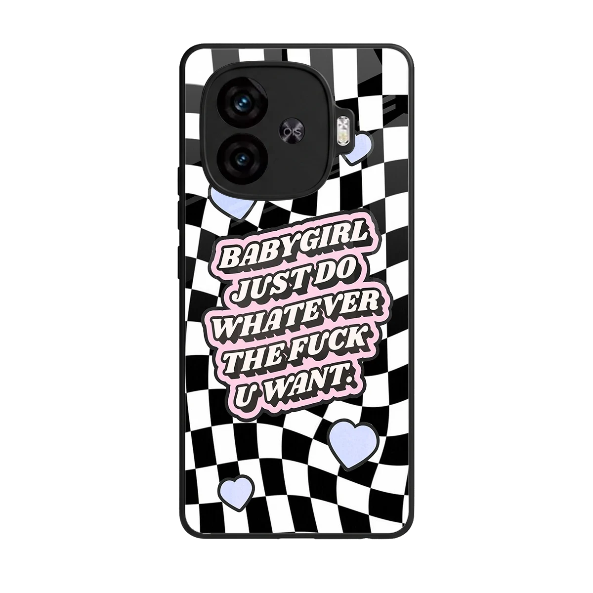 Babygirl back phone cover | glass case for iqoo neo 10r 5g