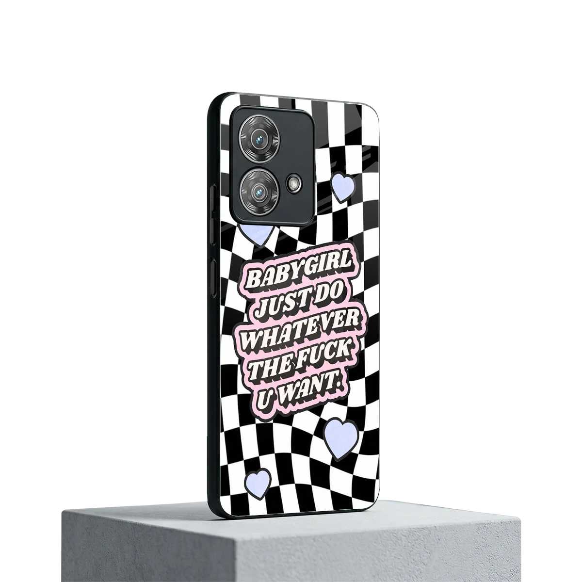 Babygirl motorola edge 40 neo 5g mobile cover | shockproof glass phone case