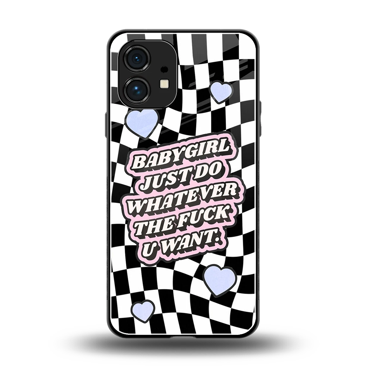 Babygirl back phone cover | glass case for nothing phone 1
