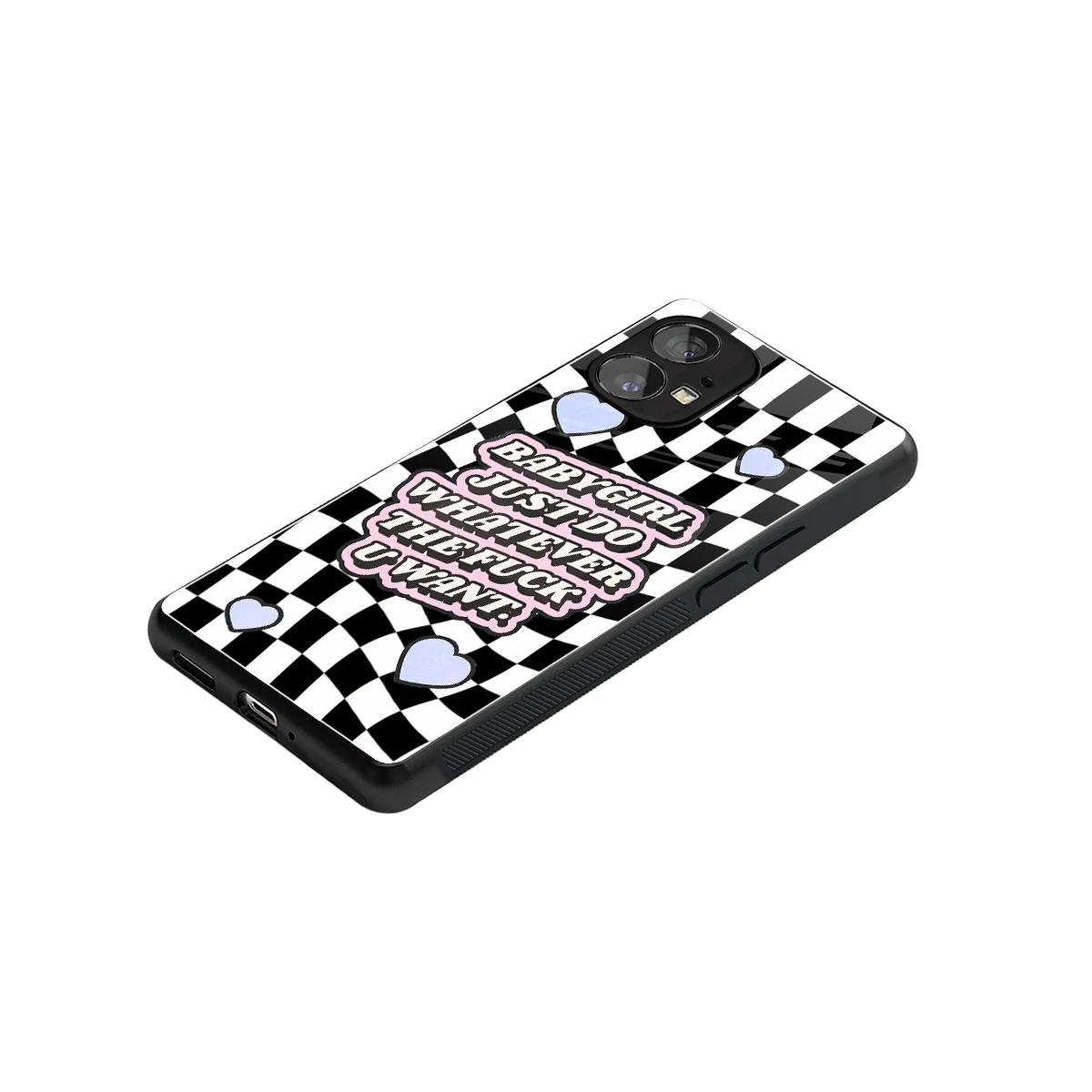 Babygirl stylish phone case for nothing phone 1 | glossy glass and slim fit