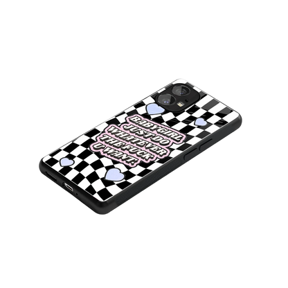Babygirl stylish phone case for nothing phone 1 | glossy glass and slim fit