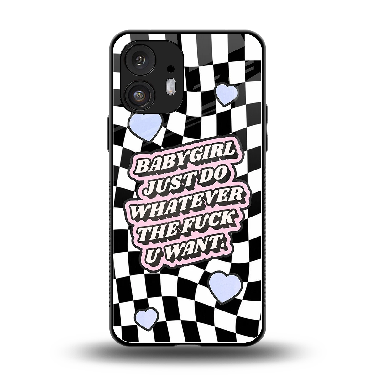 Babygirl back phone cover | glass case for nothing phone 2