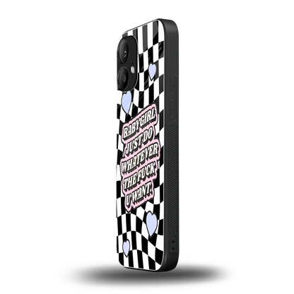 Babygirl nothing phone 2 mobile cover | shockproof glass phone case