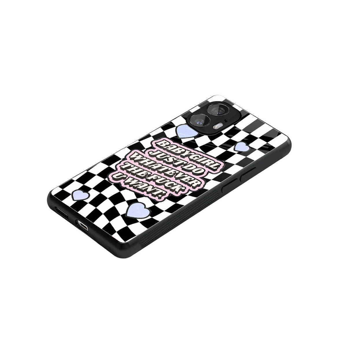 Babygirl stylish phone case for nothing phone 2 | glossy glass and slim fit