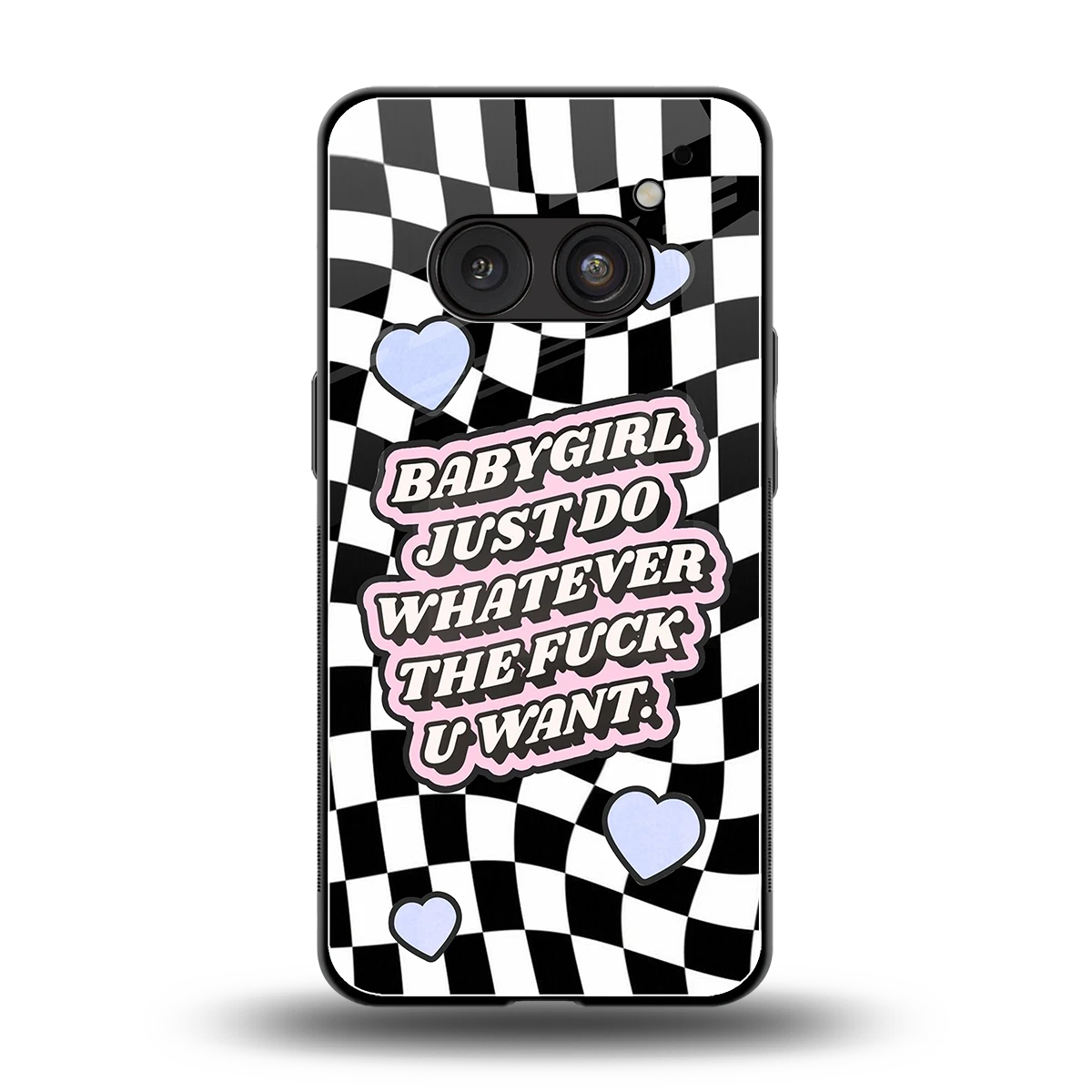 Babygirl back phone cover | glass case for nothing phone 2a plus