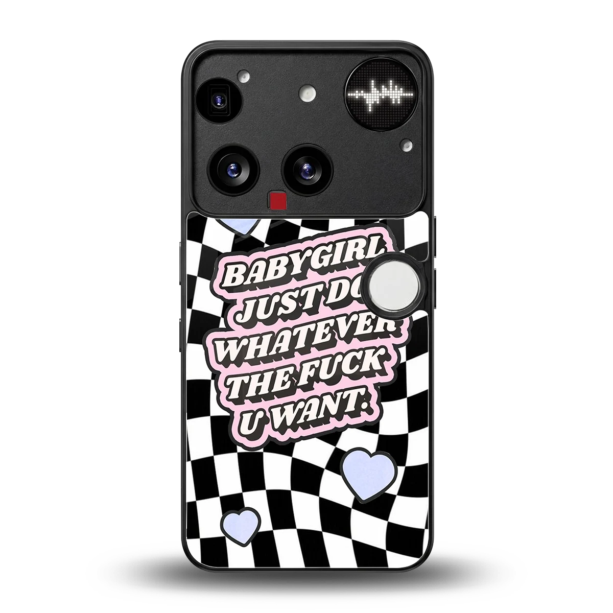 Babygirl back phone cover | glass case for nothing phone 3
