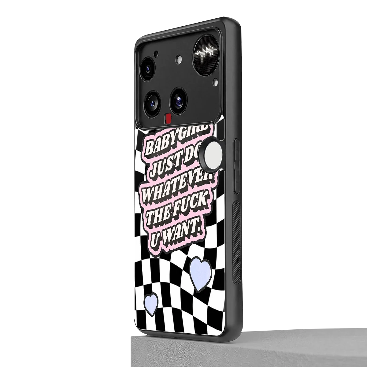 Babygirl nothing phone 3 mobile cover | shockproof glass phone case