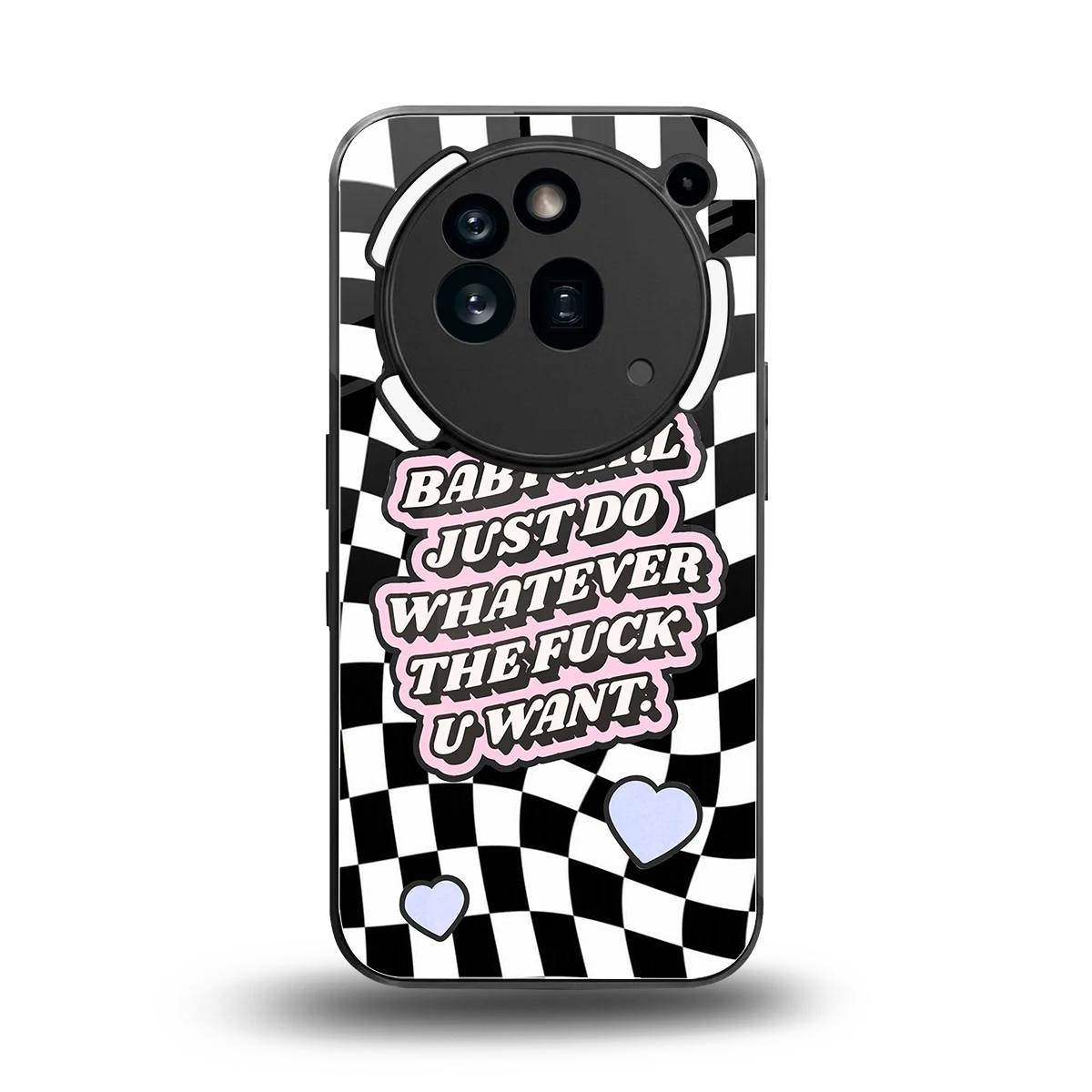Babygirl back phone cover | glass case for nothing phone 3a pro