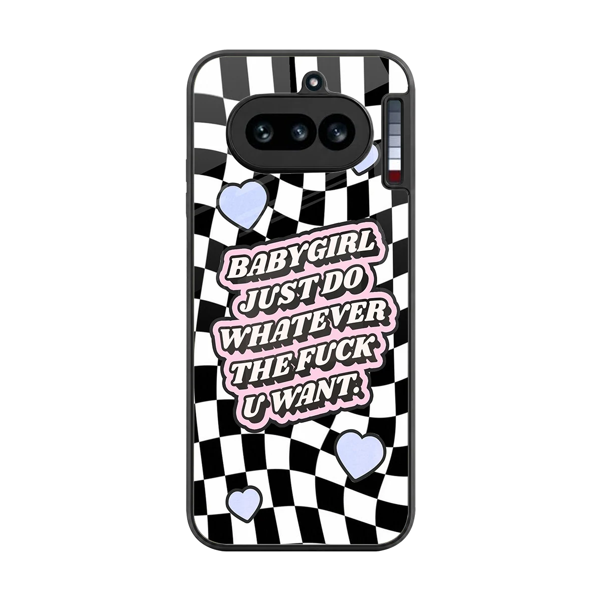 Babygirl back phone cover | glass case for nothing phone 4a