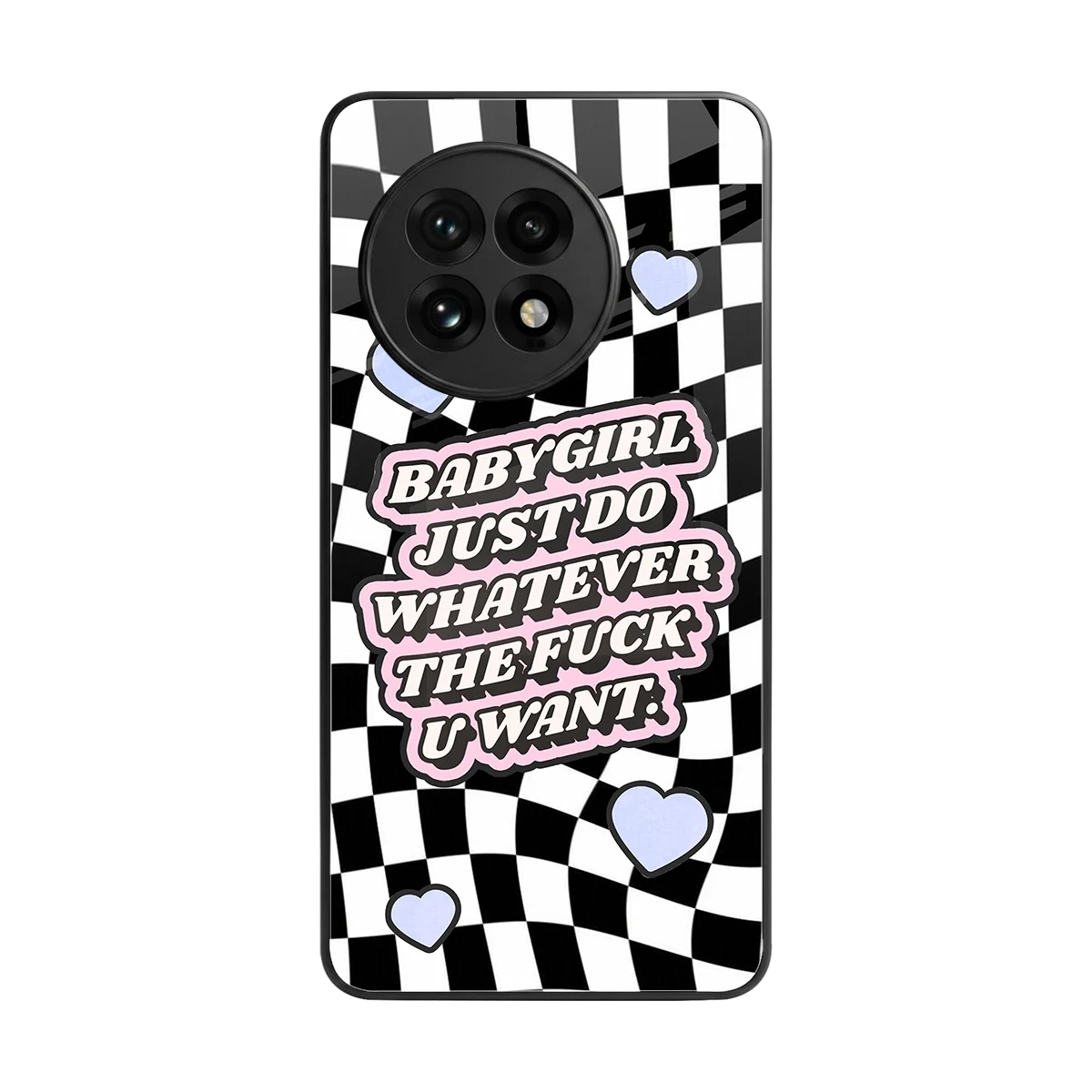 Babygirl back phone cover | glass case for oneplus 13r