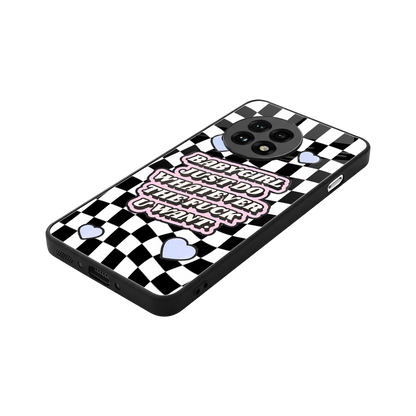Babygirl stylish phone case for oneplus 13r | glossy glass and slim fit
