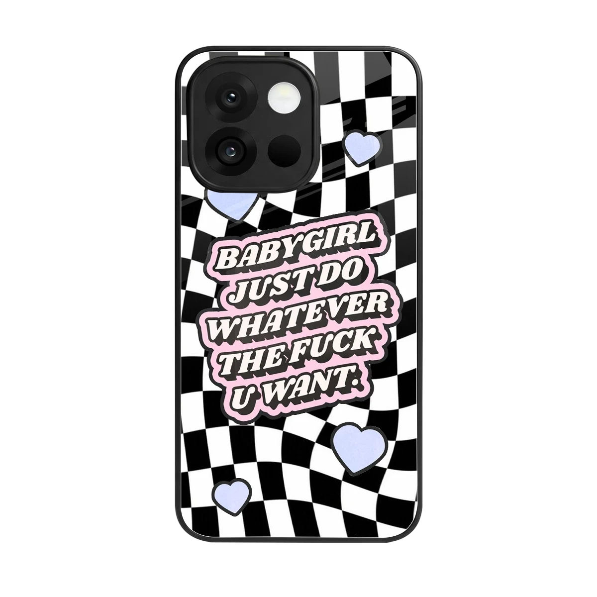 Babygirl back phone cover | glass case for oneplus 13s
