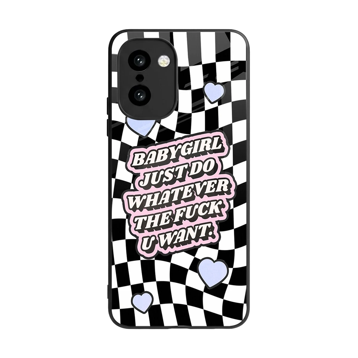 Babygirl back phone cover | glass case for oneplus 15r