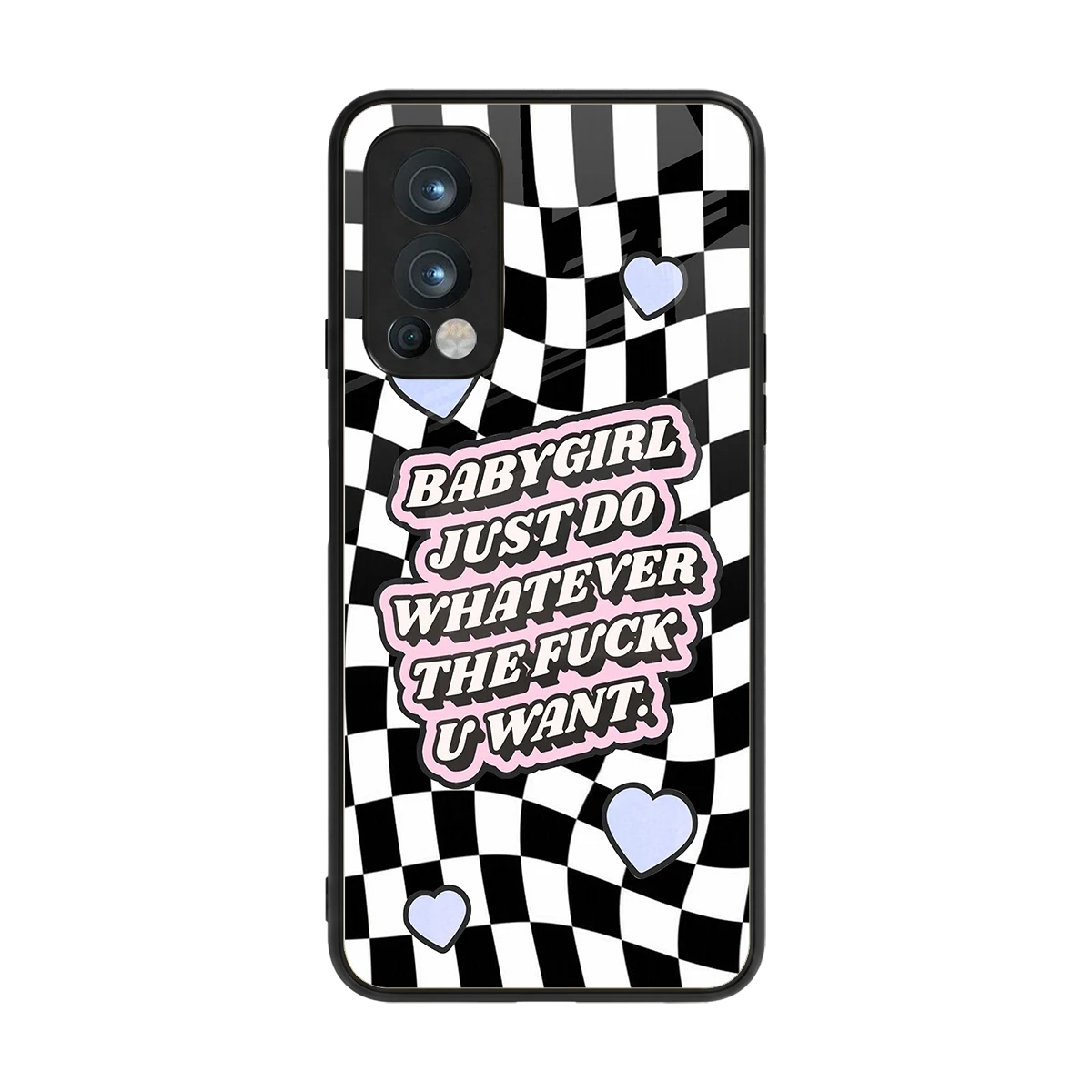 Babygirl back phone cover | glass case for oneplus nord 2