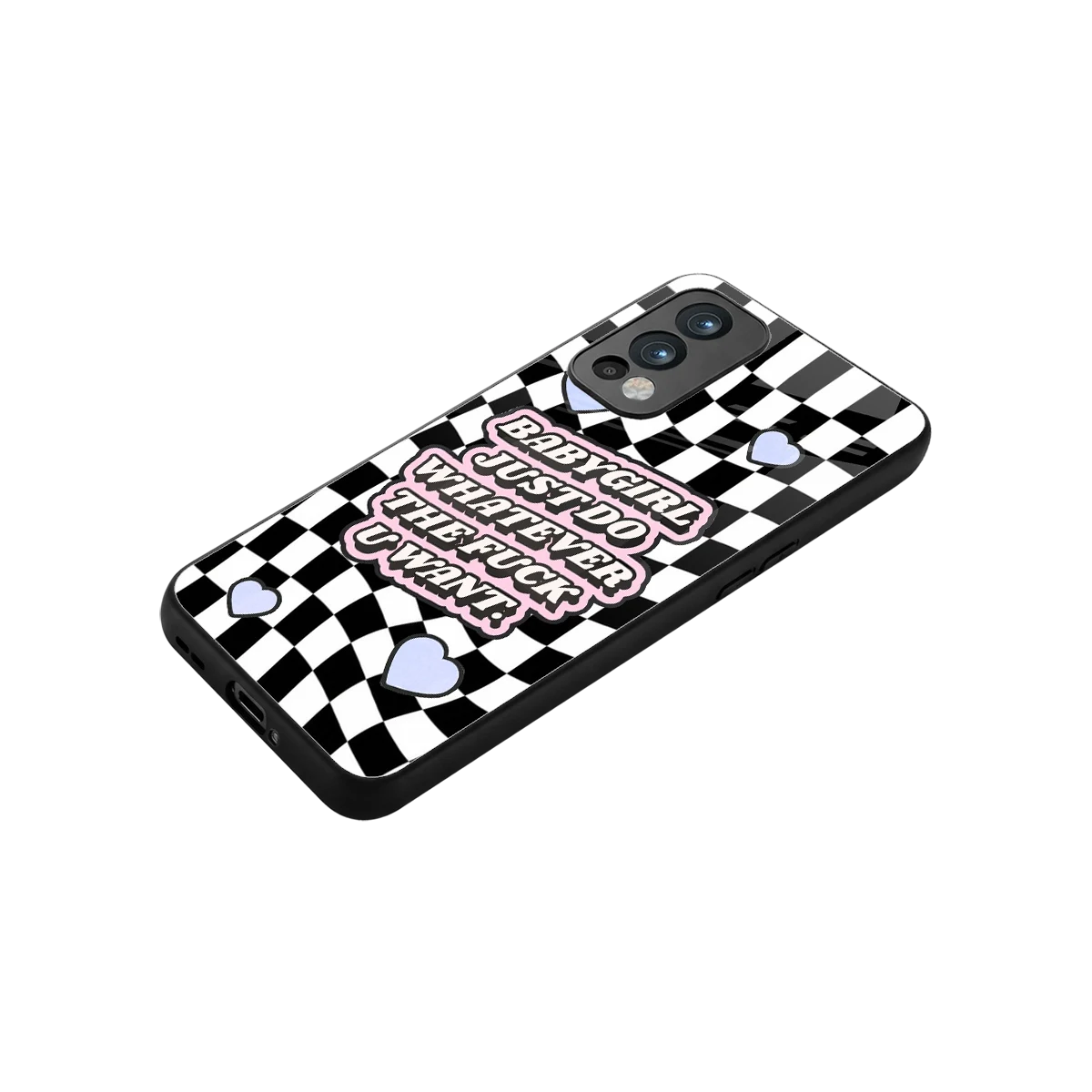 Babygirl stylish phone case for oneplus nord 2 | glossy glass and slim fit