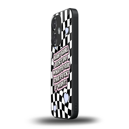 Babygirl oneplus nord ce 3 mobile cover | shockproof glass phone case