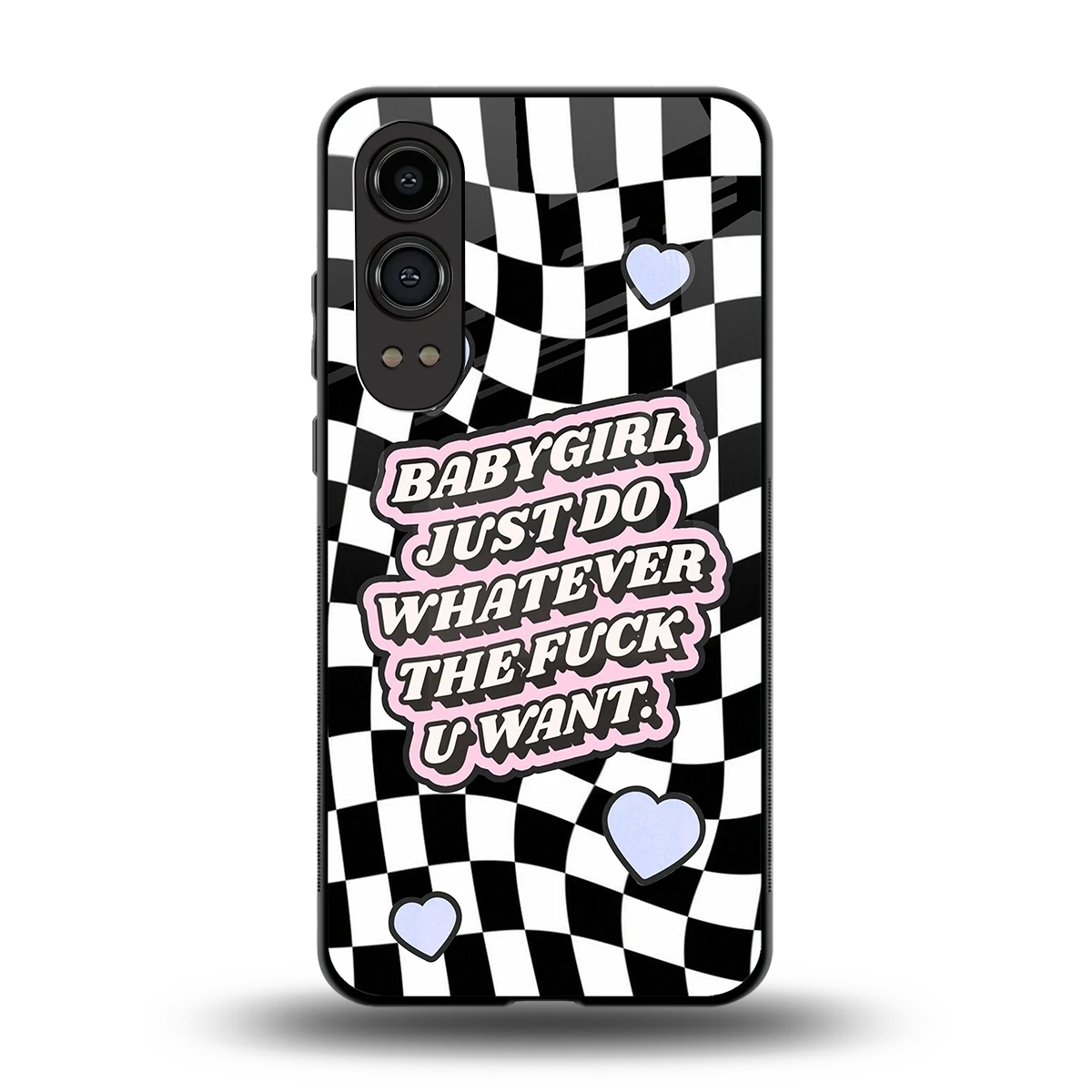 Babygirl back phone cover | glass case for oneplus nord ce 4 lite