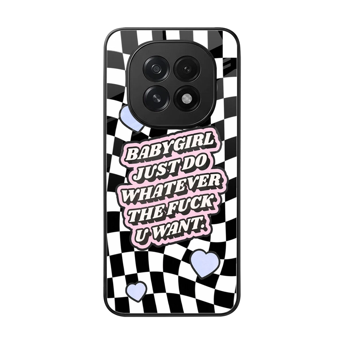 Babygirl back phone cover | glass case for oppo f29 5g