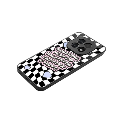 Babygirl stylish phone case for oppo f29 5g | glossy glass and slim fit