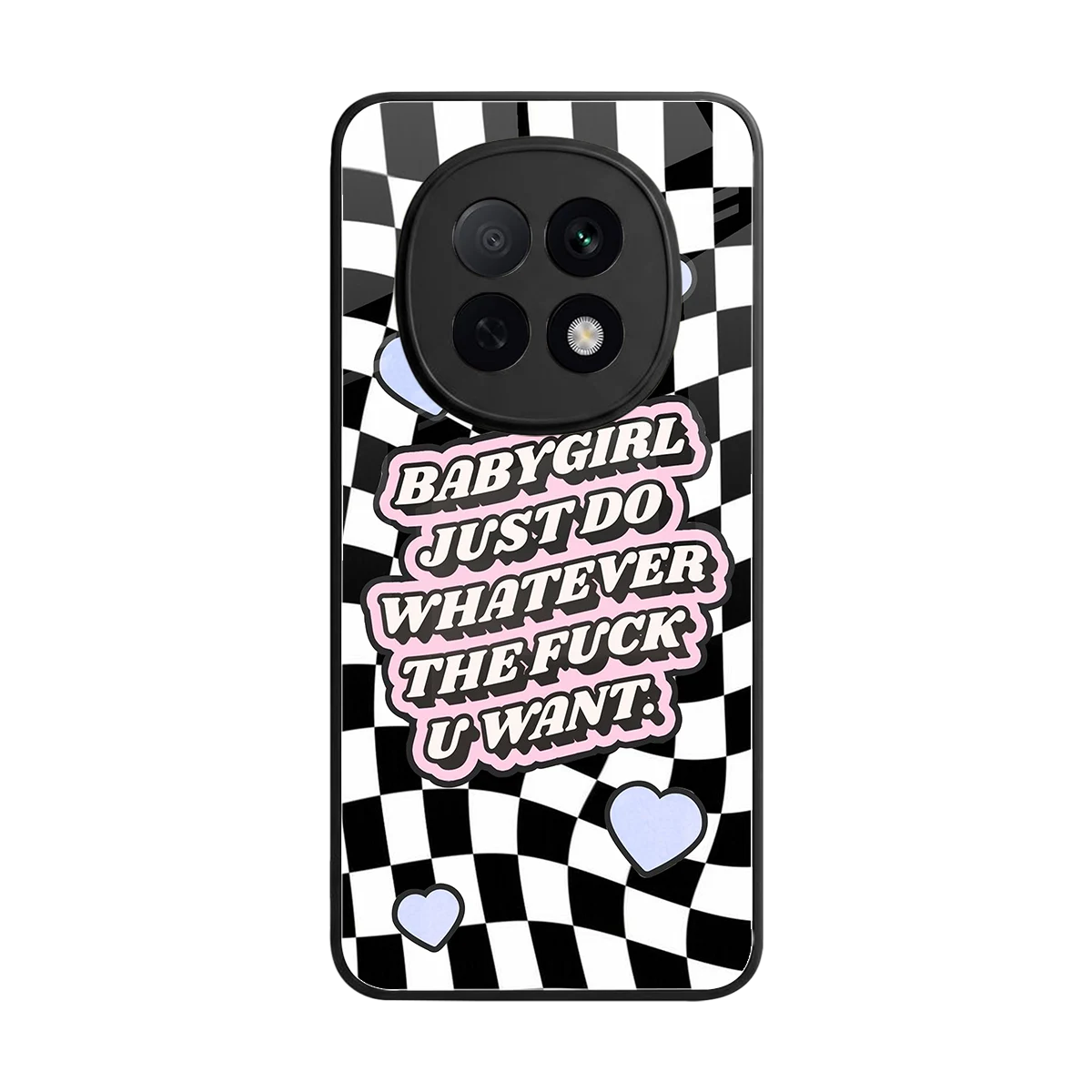 Babygirl back phone cover | glass case for oppo f29 pro 5g