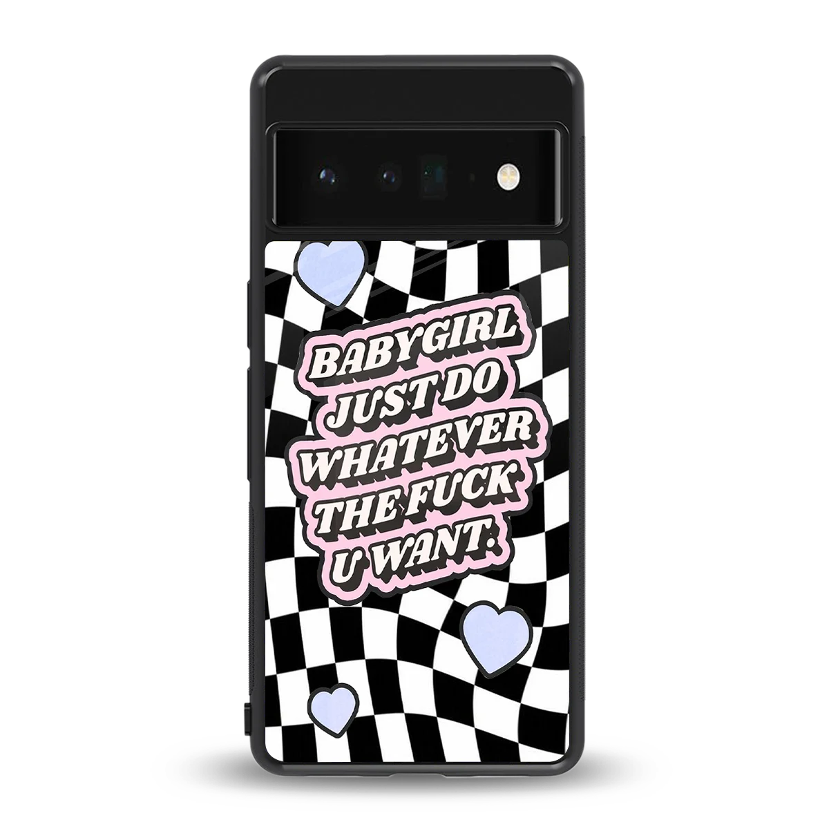 Babygirl back phone cover | glass case for google pixel 6 pro