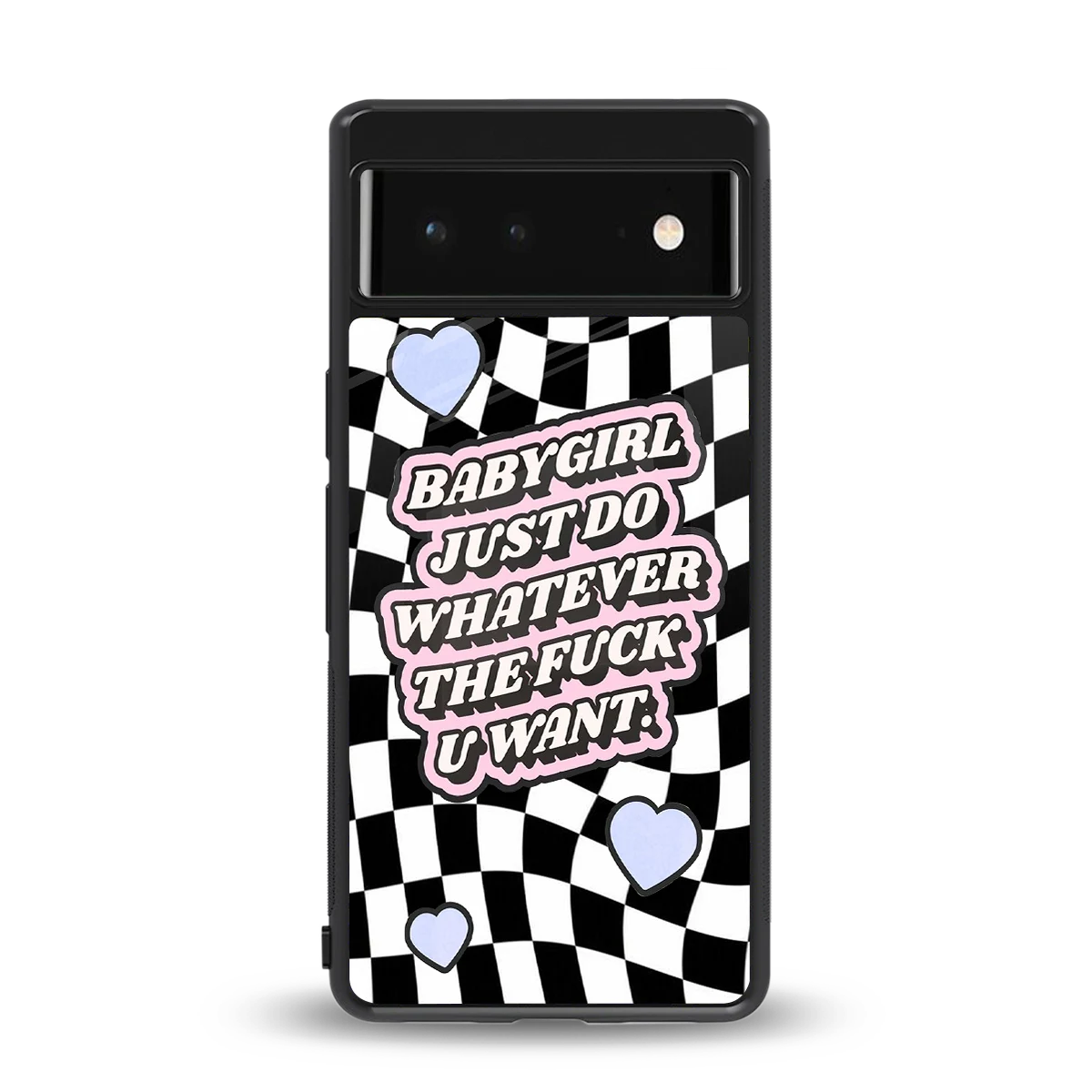 Babygirl back phone cover | glass case for google pixel 6
