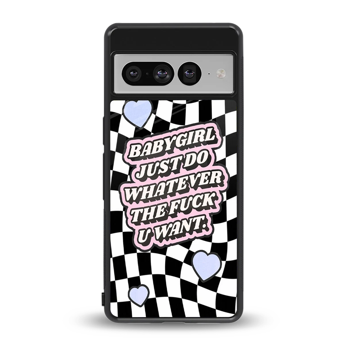 Babygirl back phone cover | glass case for google pixel 7 pro