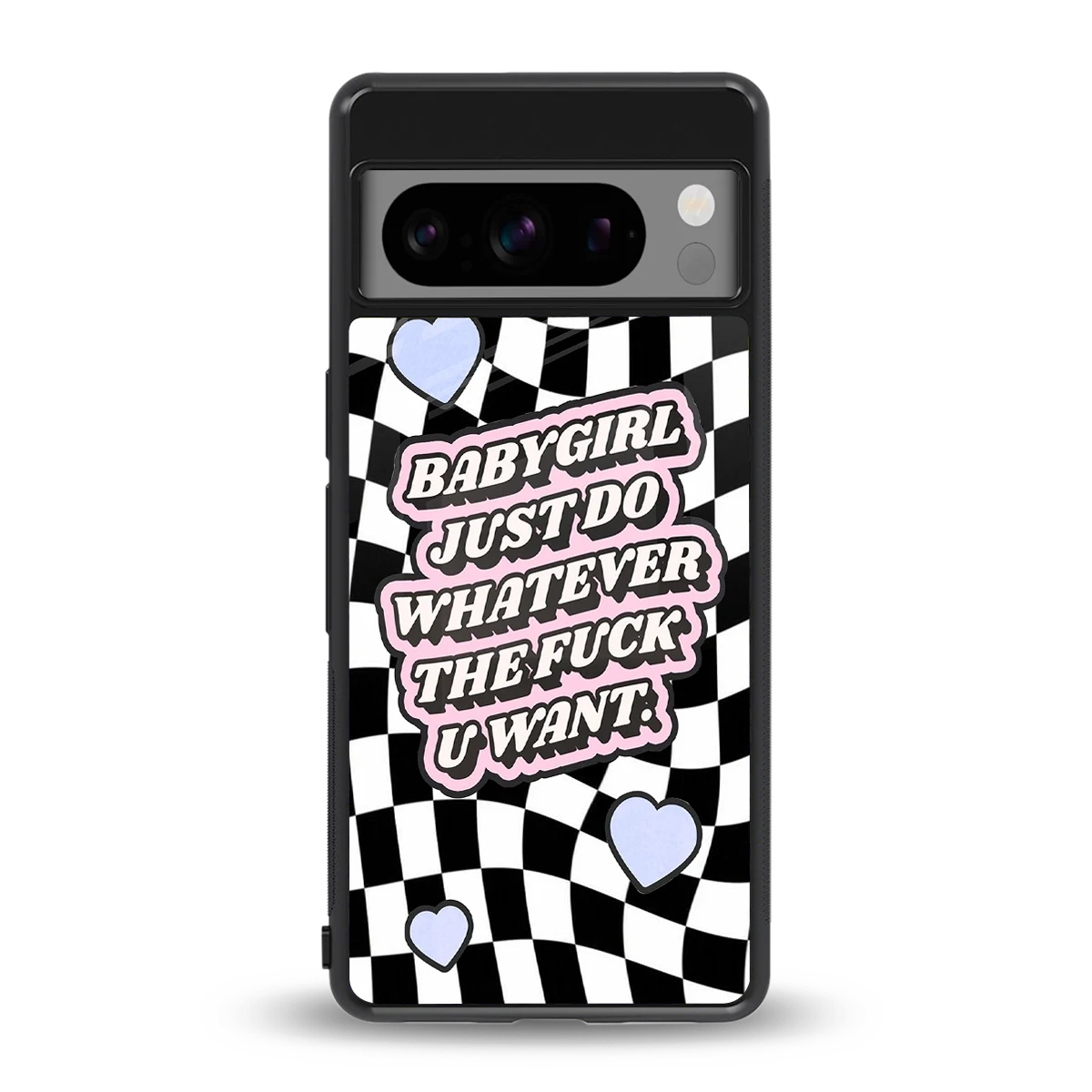 Babygirl back phone cover | glass case for google pixel 8 pro