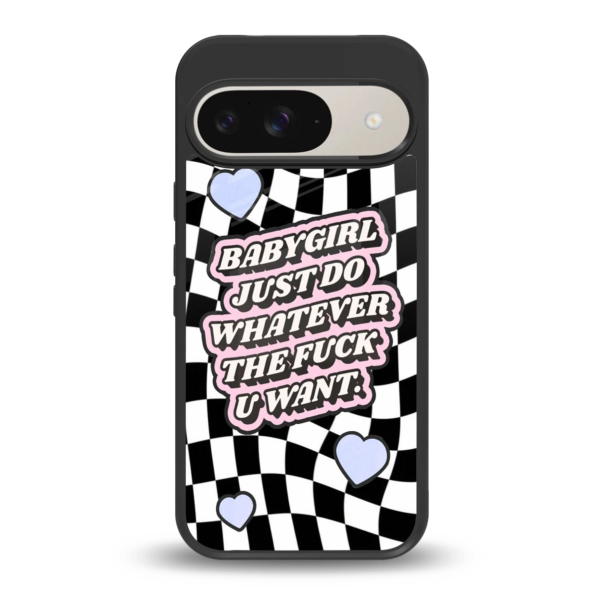 Babygirl back phone cover | glass case for google pixel 9