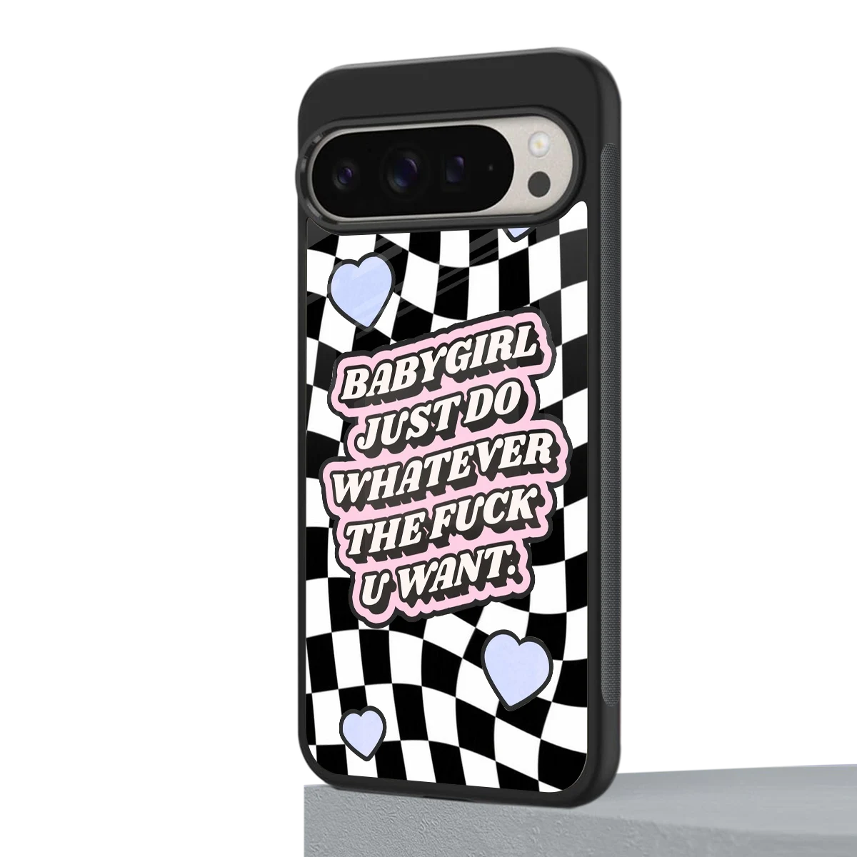 Babygirl google pixel 9 pro xl mobile cover | shockproof glass phone case