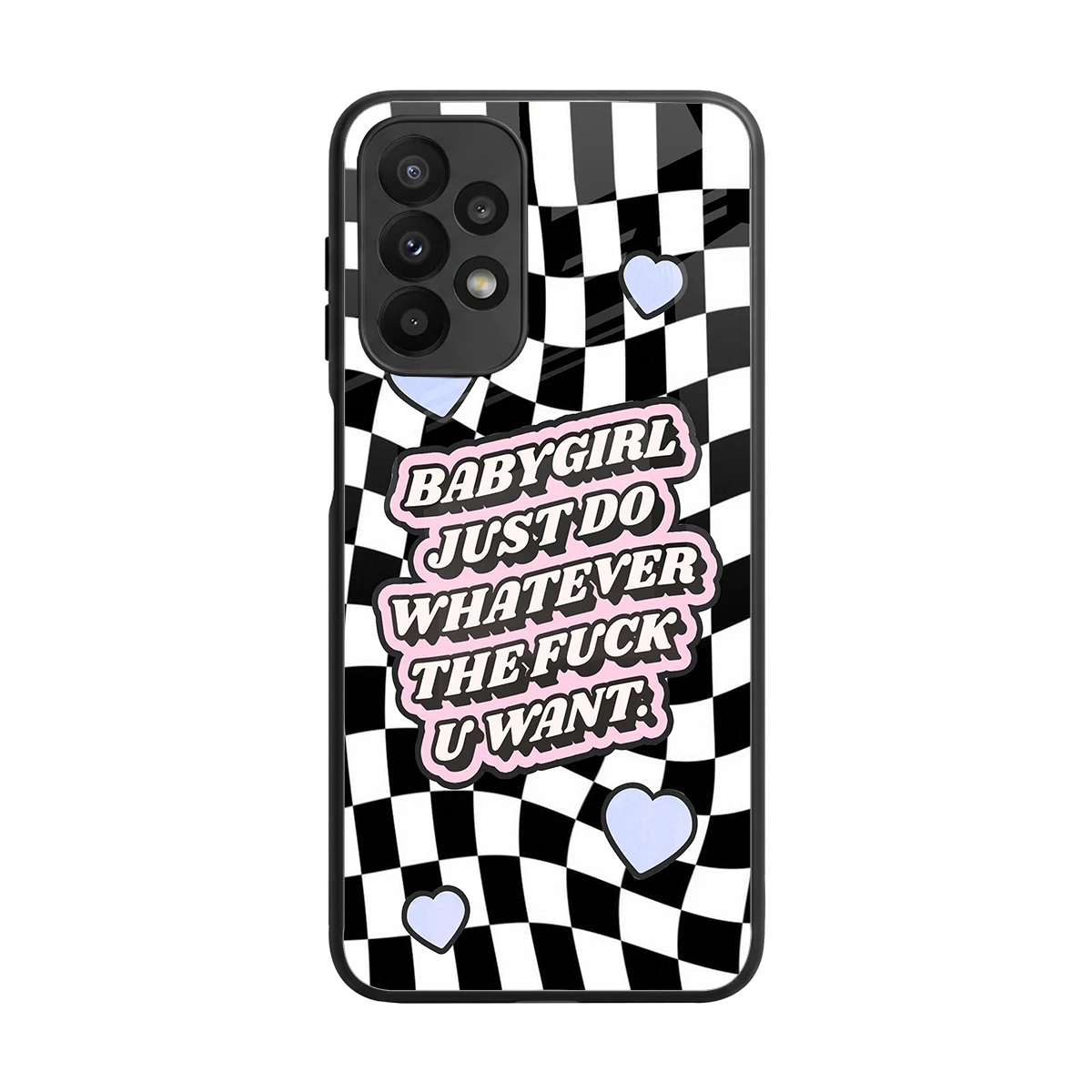 Babygirl back phone cover | glass case for samsung galaxy a23