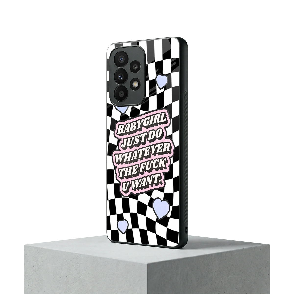 Babygirl samsung galaxy a23 mobile cover | shockproof glass phone case